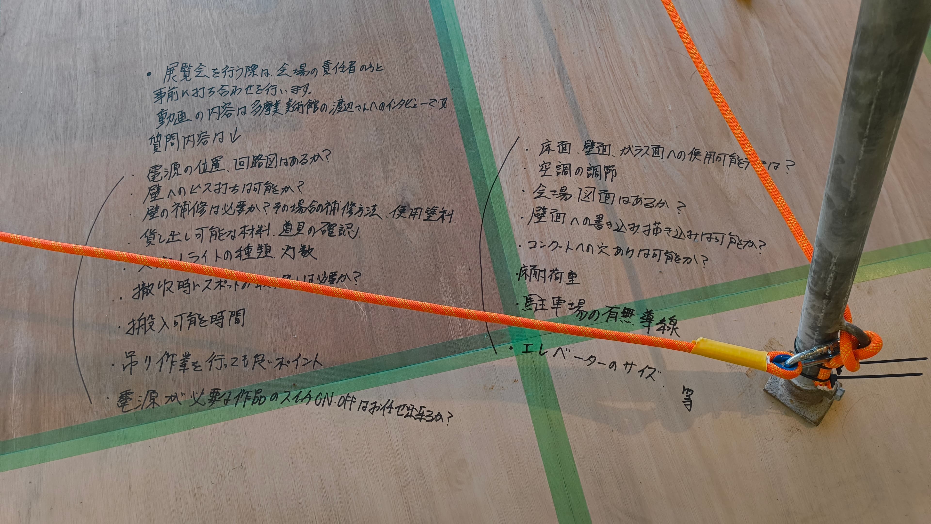 大事な質問リスト